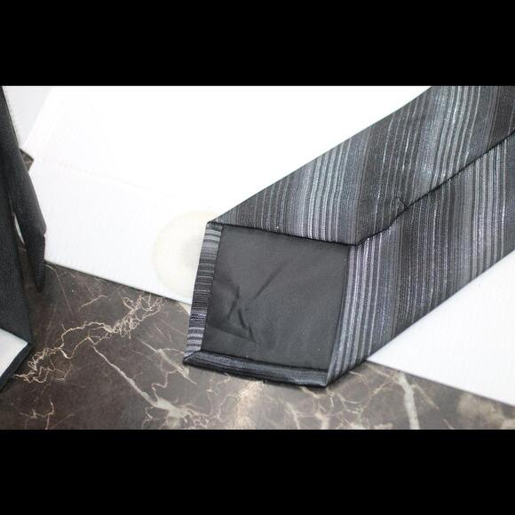 tIE Agenda New York Black, dark grey & grey  oblique line - Picture 4 of 5